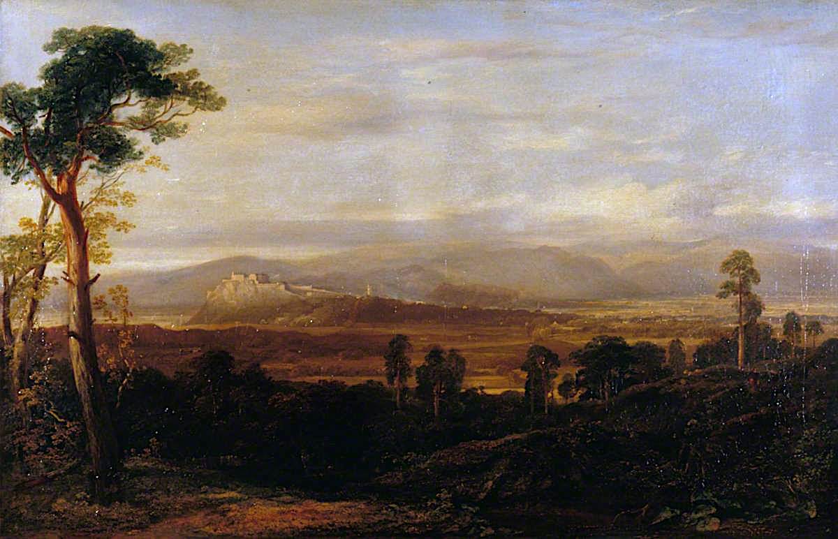 Stirling and Its Neighbourhood, vintage artwork by Horatio McCulloch, A3 (16x12") Poster Print