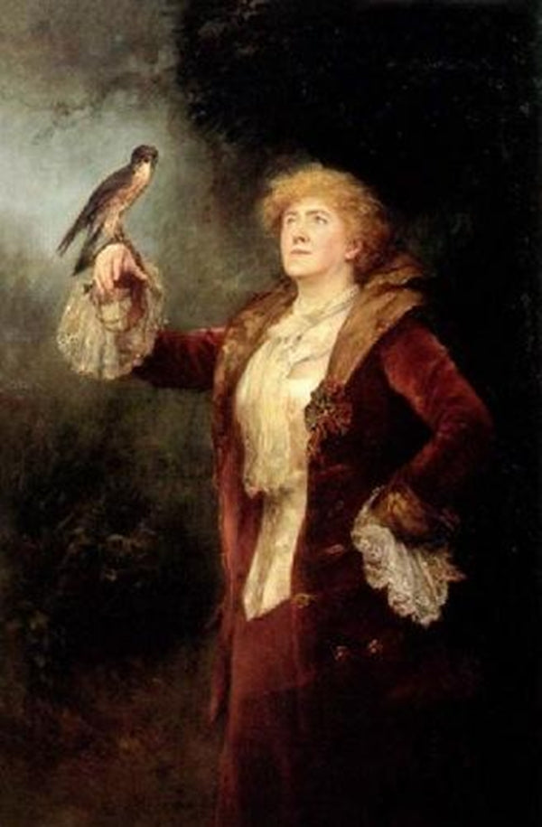 Ellen Terry as Lucy Ashton, vintage artwork by John Maler Collier, 12x8" (A4) Poster