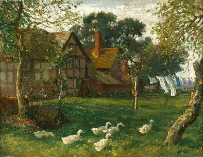 The Farm, Warham, Herefordshire by Brian Hatton,16x12(A3) Poster