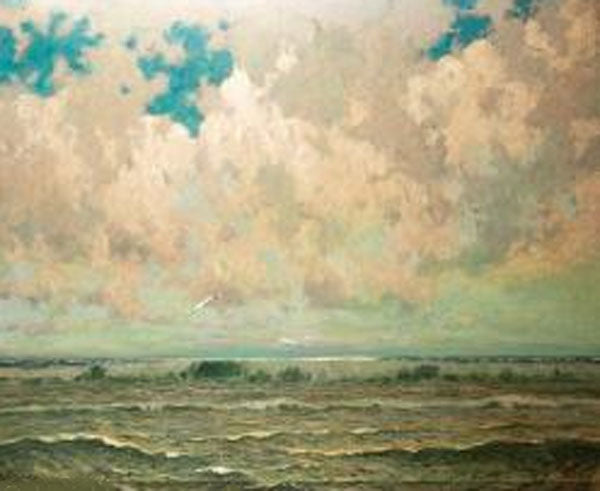Paisaje con Nubes by Gillermo Gomez Gil,A3(16x12")Poster