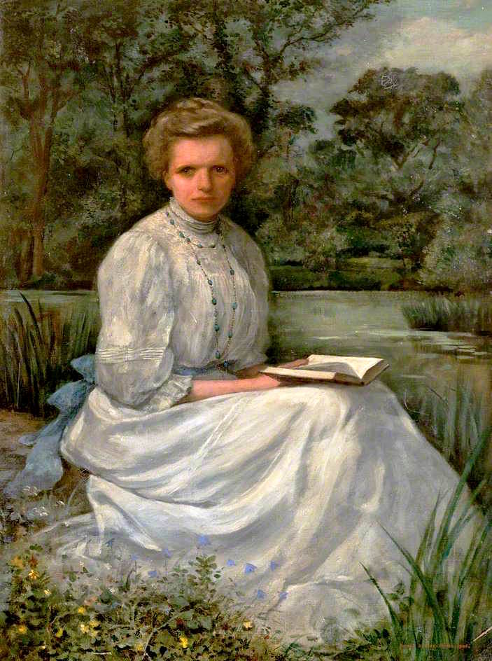 Lady Susan Stirling Ridsdale, vintage artwork by Philip Edward Burne-Jones, 12x8" (A4) Poster