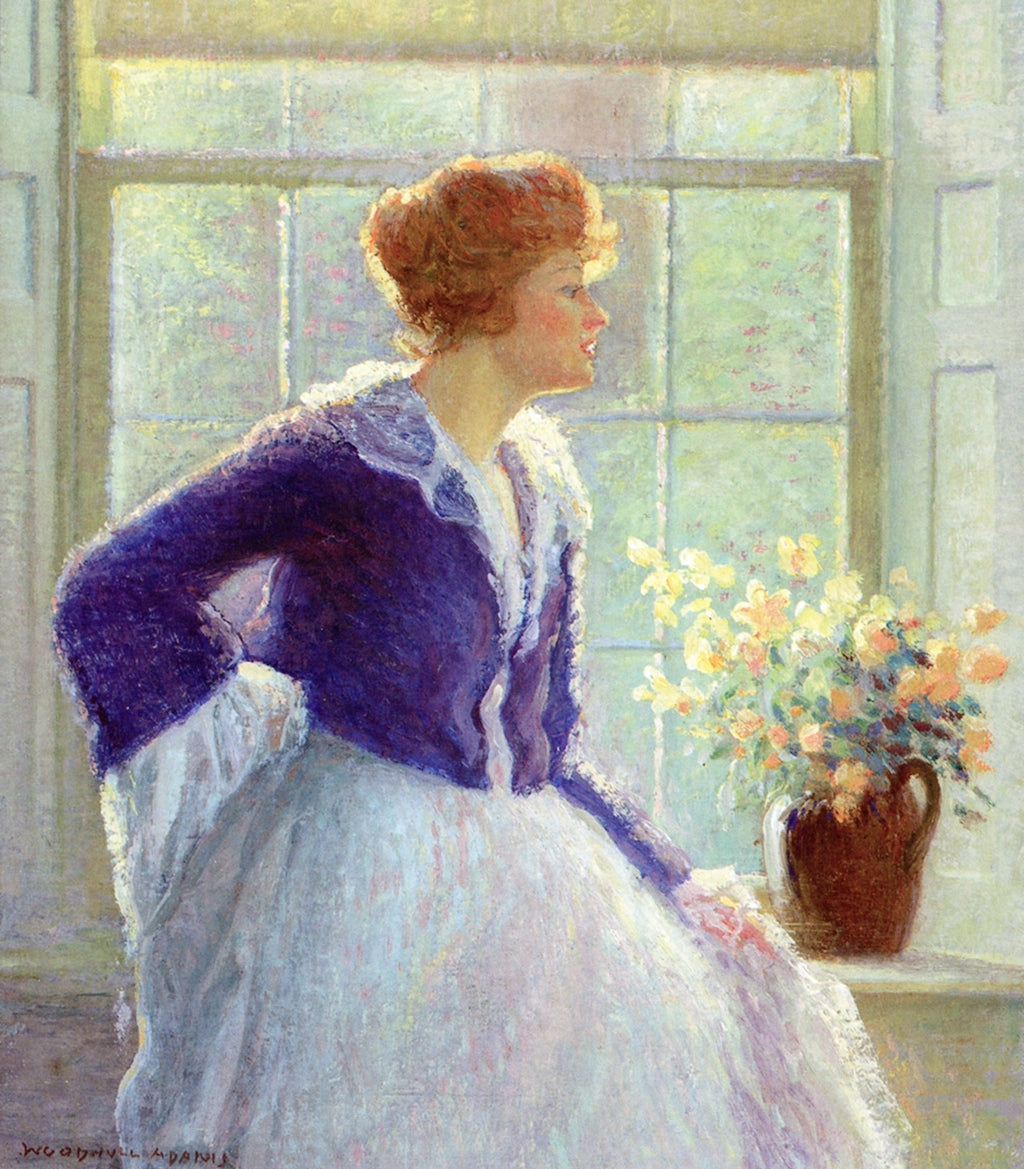 Lady by the Window by Woodhull Adams,A3(16x12")Poster