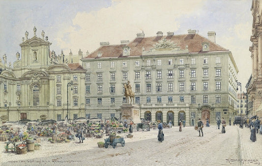 Defence Ministry, Vienna by Richard Moser,16x12(A3) Poster