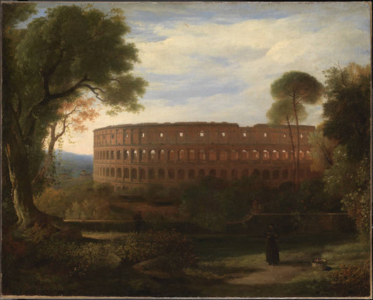 The Colosseum from the Esquiline, vintage artwork by Sir Charles Lock Eastlake, RA, A3 (16x12") Poster Print