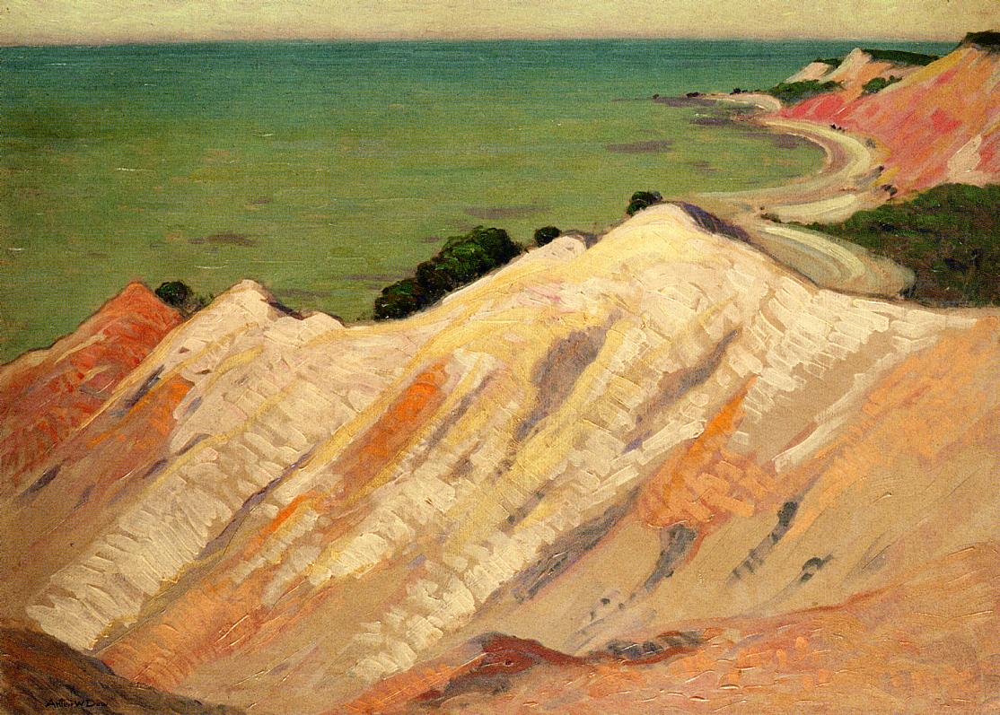 The Clay Cliff, Gay Head, Massachusetts by Arthur Wesley Dow,A3(16x12")Poster