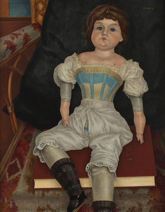 Doll in Corset by Rudolf Wacker,16x12(A3) Poster