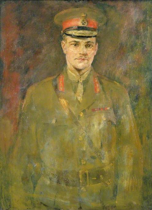 Brigadier General Bernard Cyril Freyberg, vintage artwork by Ambrose McEvoy, 12x8" (A4) Poster
