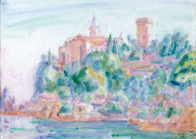 Castello Brown, Portofino by John Peter Russell,A3(16x12")Poster