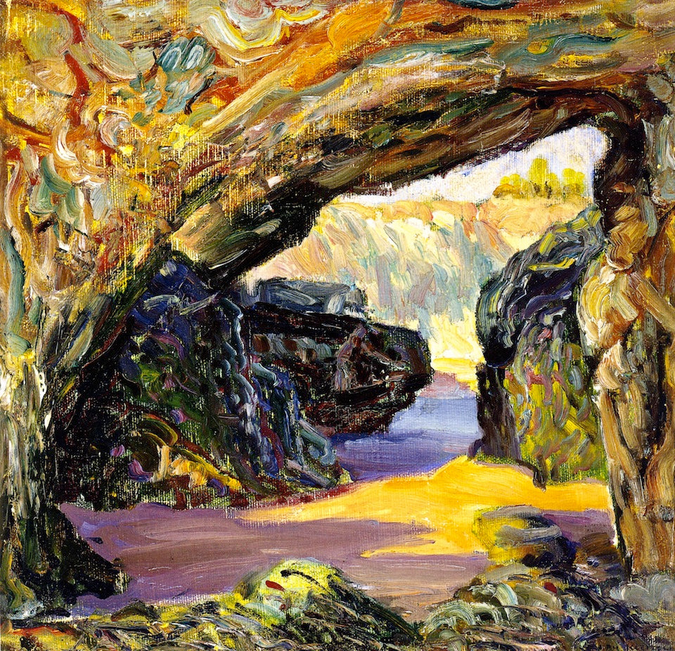 The Arch, vintage artwork by Joseph Kleitsch, 12x8" (A4) Poster