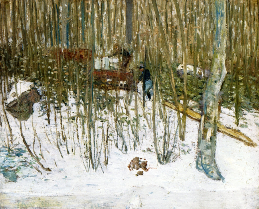 Loading Ice by Julian Alden Weir,A3(16x12")Poster