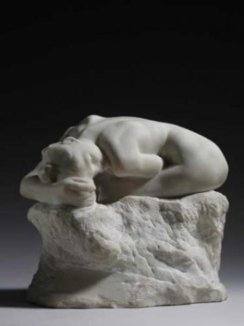 Andromède, vintage artwork by Auguste Rodin, 12x8" (A4) Poster