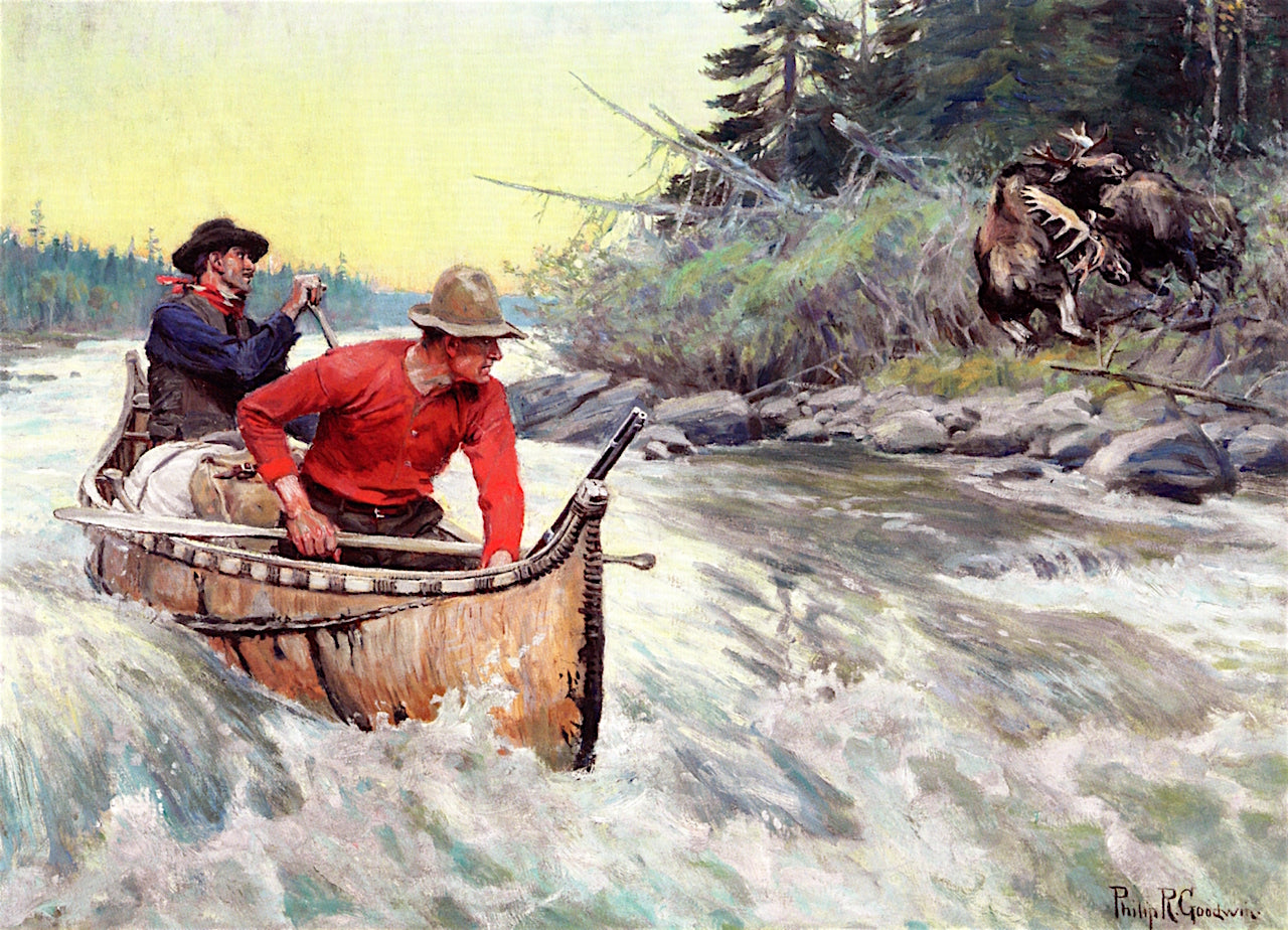 An Interrupted Duel, vintage artwork by Philip R. Goodwin, 12x8" (A4) Poster