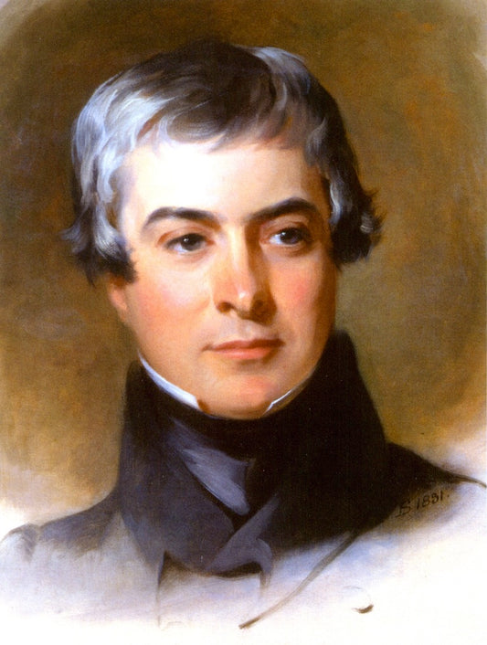 Benjamin Gratz, vintage artwork by Thomas Sully, 12x8" (A4) Poster