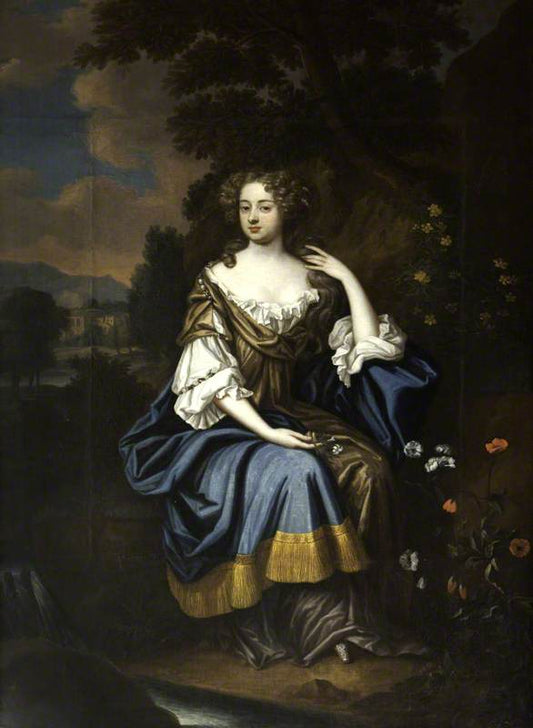 Catherine Wheatley, vintage artwork by Sir Godfrey Kneller, BT., 12x8" (A4) Poster