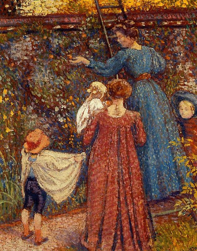 Picking Fruit (No.2) by Georges Lemmen,A3(16x12")Poster