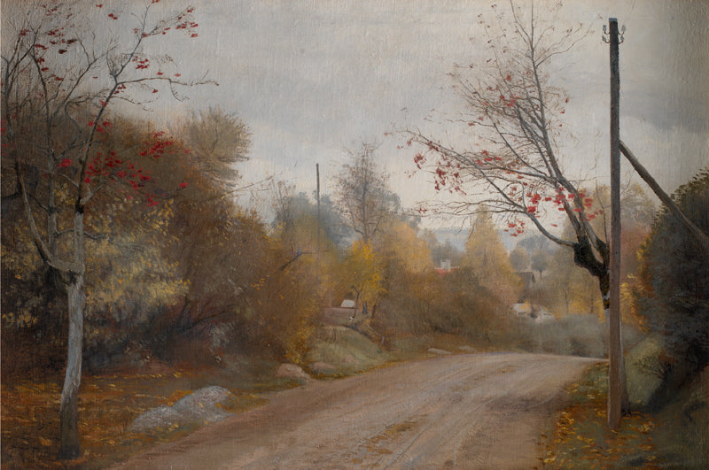  Mogenstrup, Zealand. Autumn by Lauritz Andersen (L.A.) Ring,A3(16x12")Poster