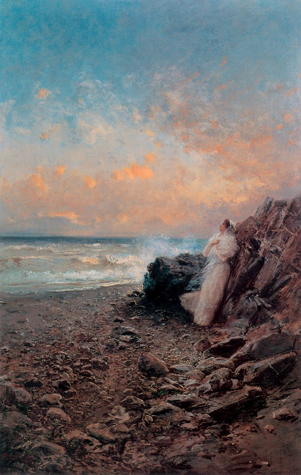 The Sea Lover by Pompeo Mariani,A3(16x12")Poster