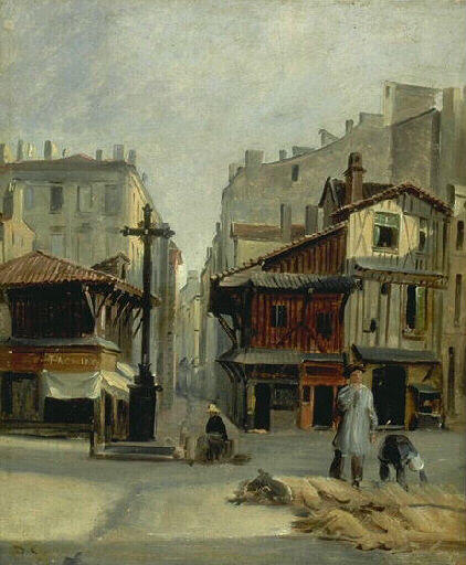 Livestock Market, vintage artwork by Alexandre-Gabriel Decamps, A3 (16x12") Poster Print