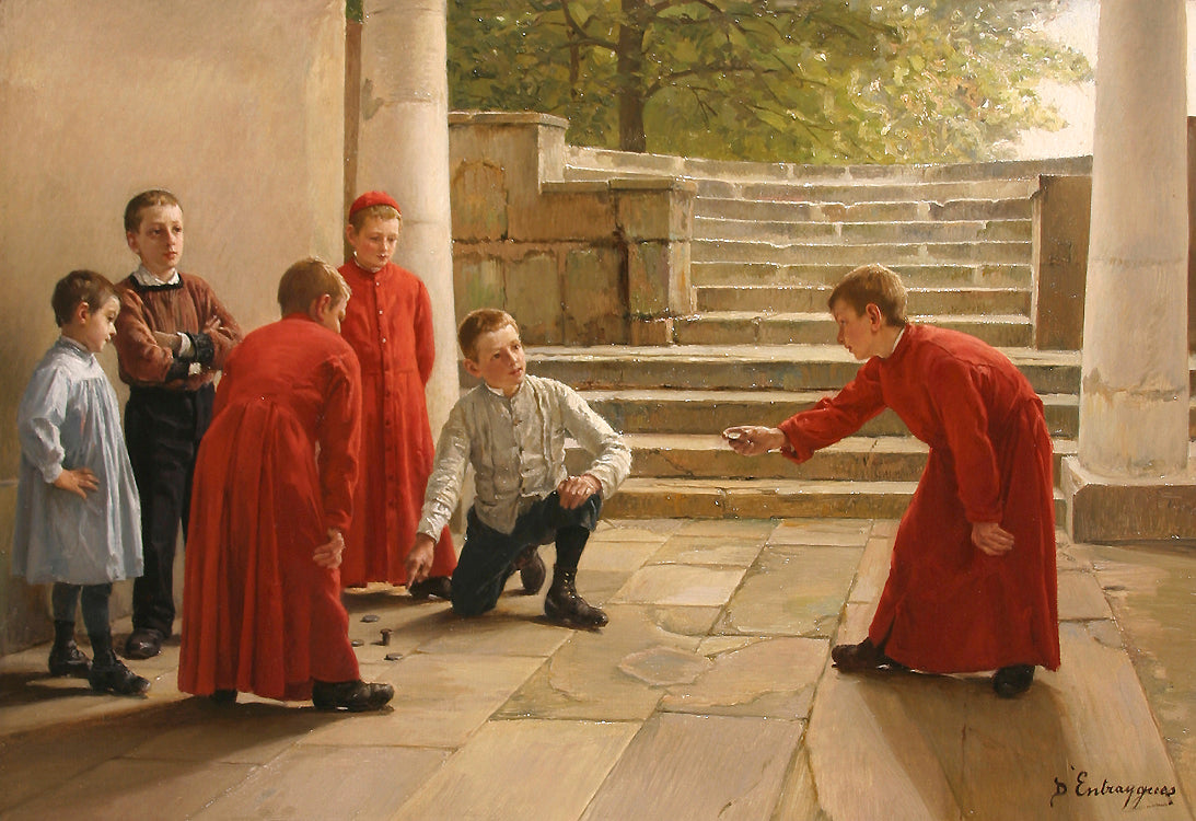 The Decisive Strike, vintage artwork by Charles-Bertrand d'Entraygues, 12x8" (A4) Poster