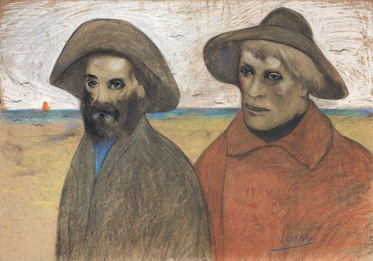 Sailors by Lorenzo Viani,16x12(A3) Poster