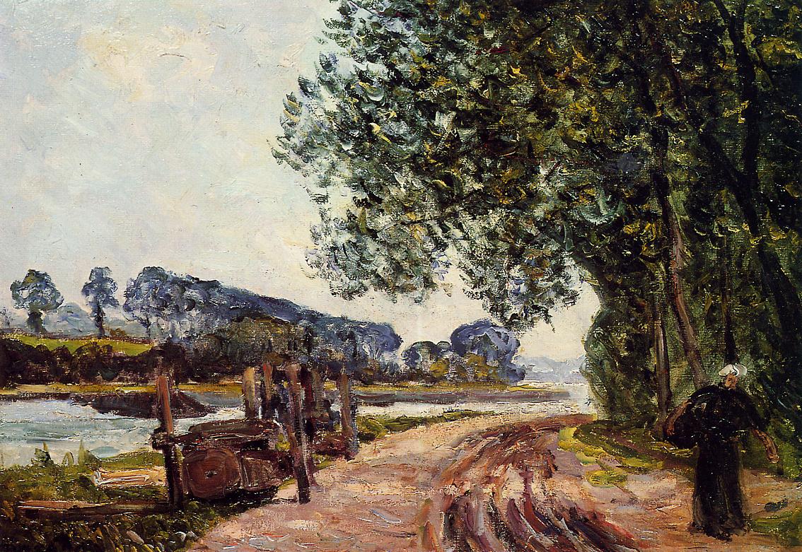 The Banks of the River Auray, Brittany by Maxime Maufra,A3(16x12")Poster