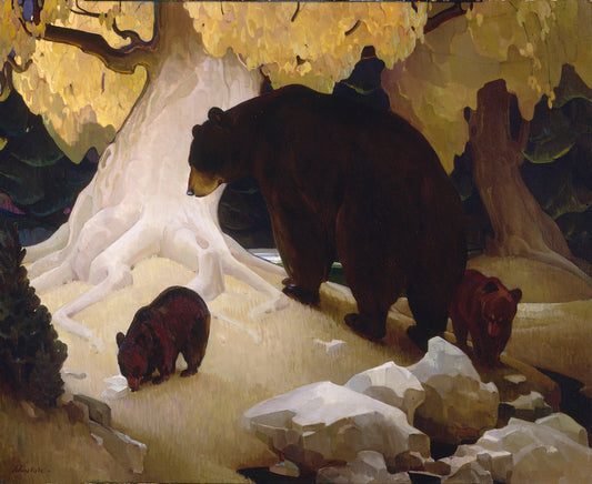 Fall in the Foothills, vintage artwork by William Herbert Dunton, 12x8" (A4) Poster