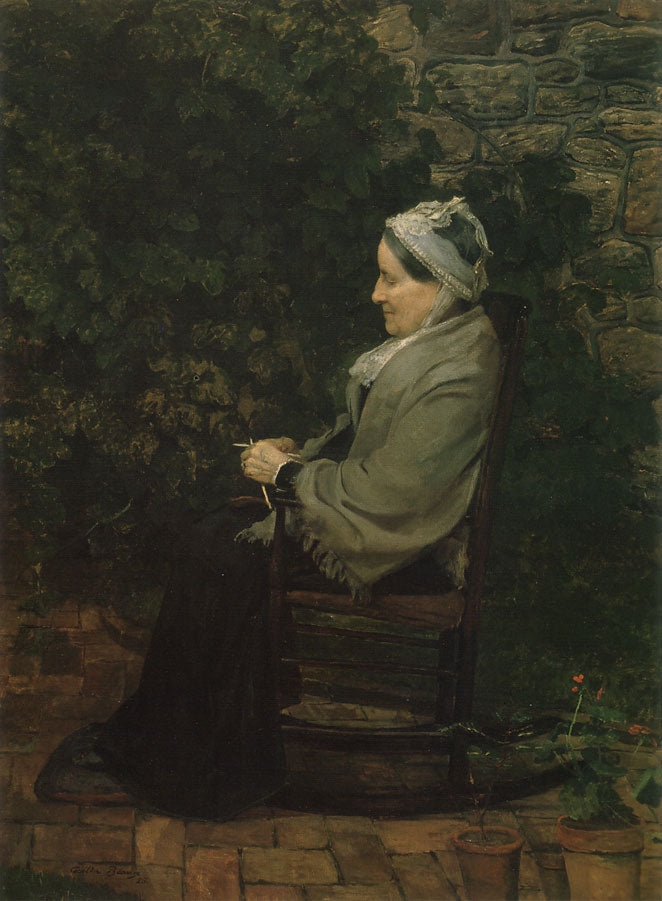 Mrs. John Wheeler Leavitt, vintage artwork by Cecilia Beaux, 12x8" (A4) Poster