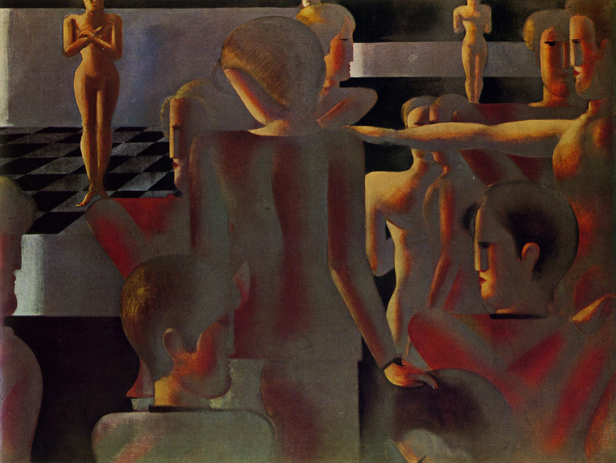  of Fourteen in an Imaginary Architecture by Oskar Schlemmer,16x12(A3) Poster