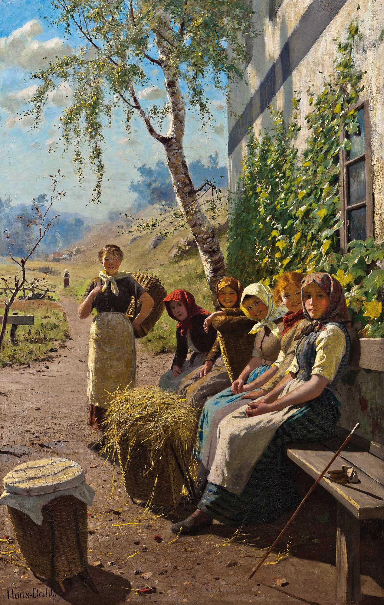Rest of Haymakers, vintage artwork by Hans Dahl, 12x8" (A4) Poster
