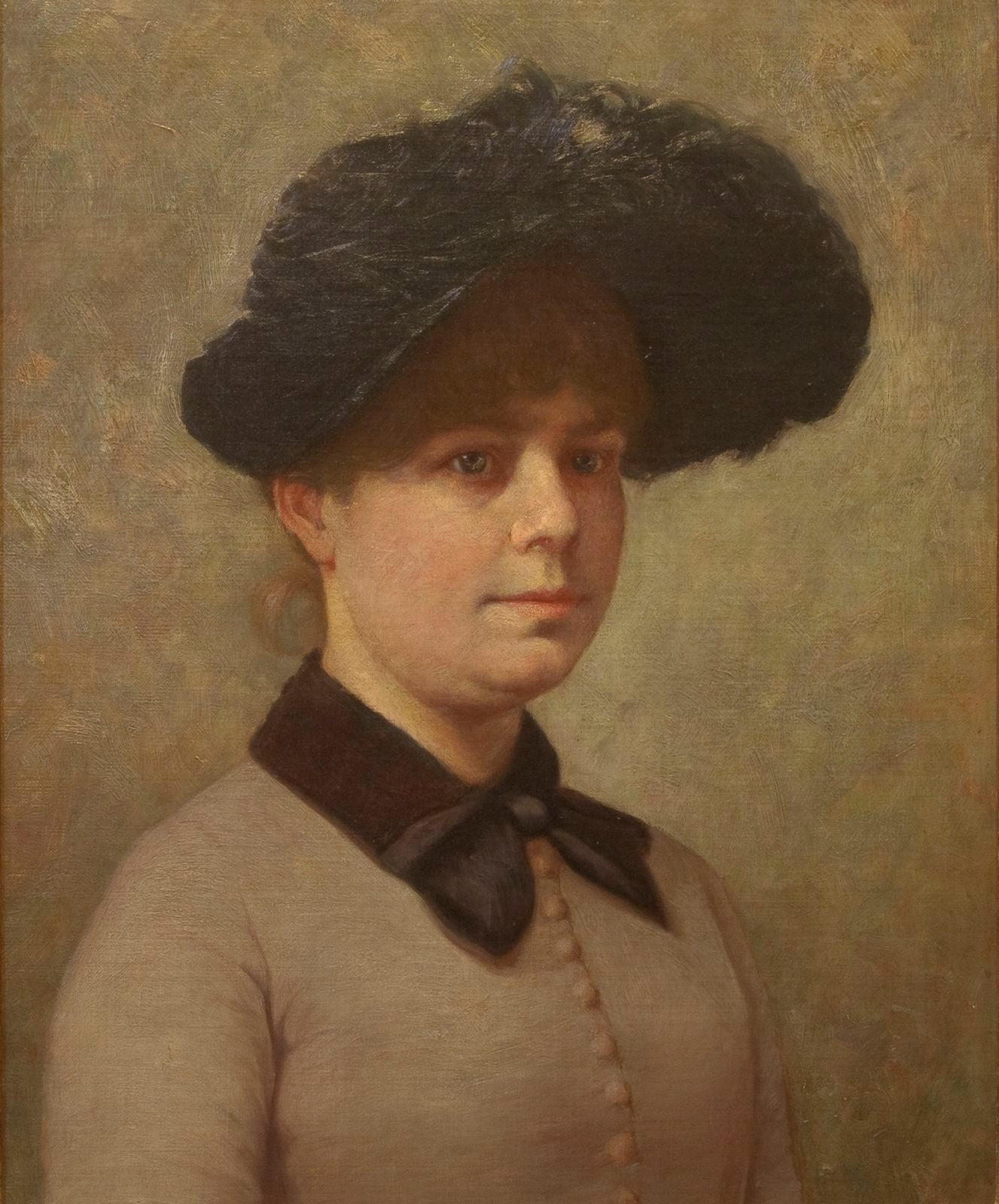 The Widow, Munich, vintage artwork by John Ottis Adams, 12x8" (A4) Poster