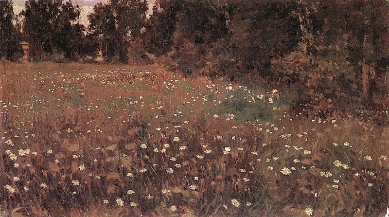 The Flowering Meadow by Apollinari Vasnetsov,A3(16x12")Poster