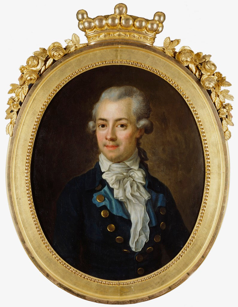 Gustaf Adolf Reuterholm, vintage artwork by Ulrika Fredrica Pasch, 12x8" (A4) Poster