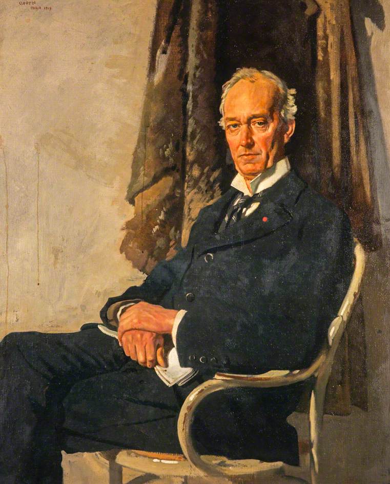 er Proprietor and Diarist by Sir William Orpen, R.A., R.H.A.,16x12(A3) Poster