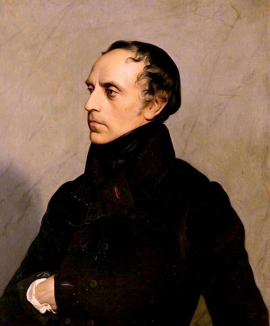 Francois-Pierre-Guillaume Guizot, vintage artwork by Paul Delaroche, A3 (16x12") Poster Print