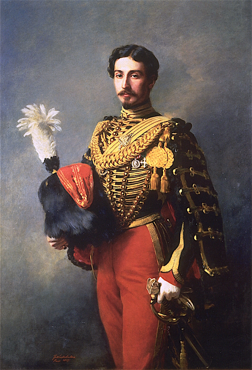 Édouard Andre, vintage artwork by Franz Xavier Winterhalter, A3 (16x12") Poster Print