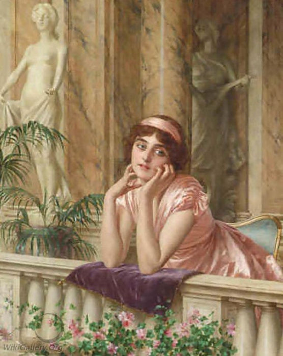 Far away thoughts by Vittorio Reggianini,A3(16x12