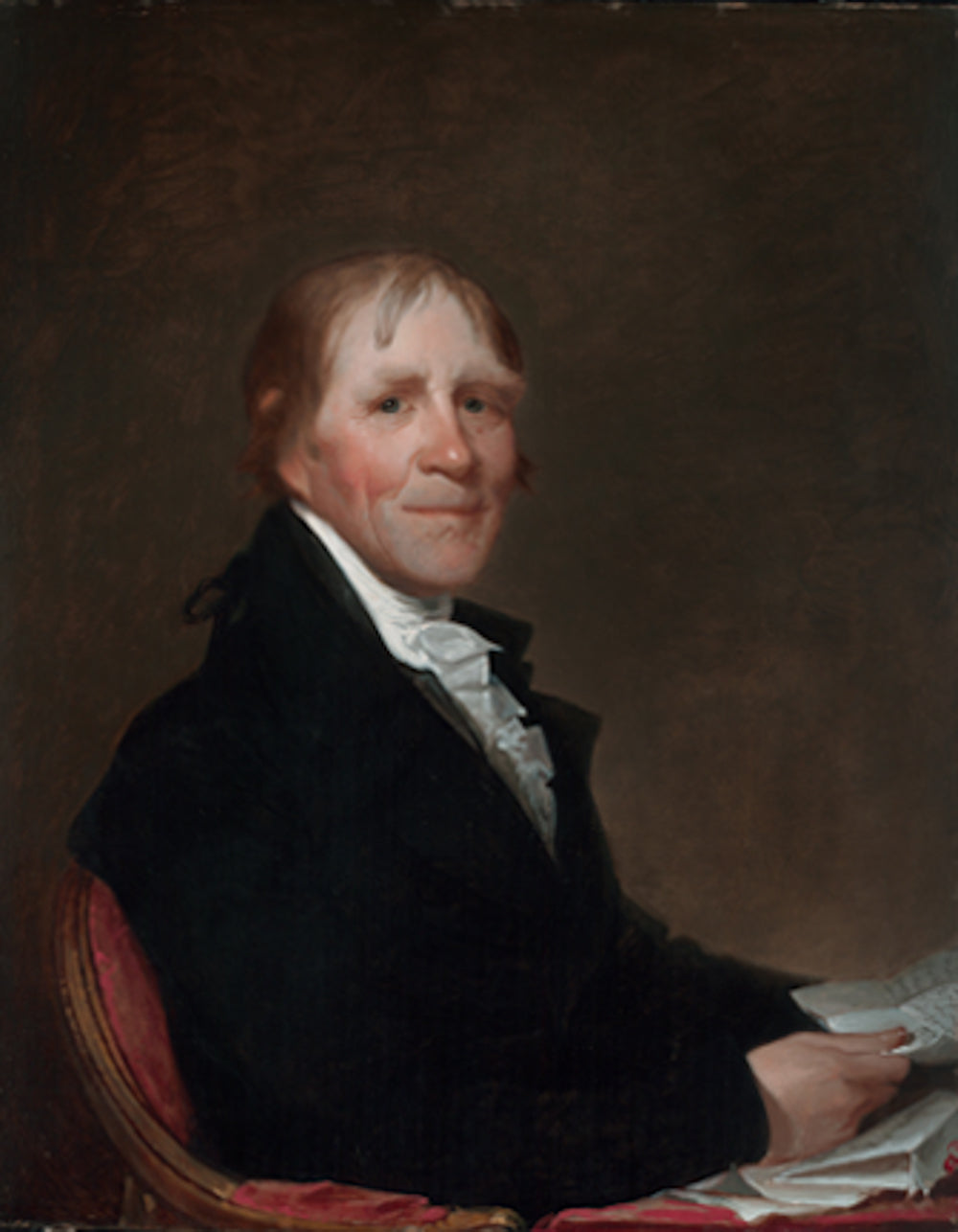 Captain William Gray, vintage artwork by Gilbert Stuart, 12x8" (A4) Poster