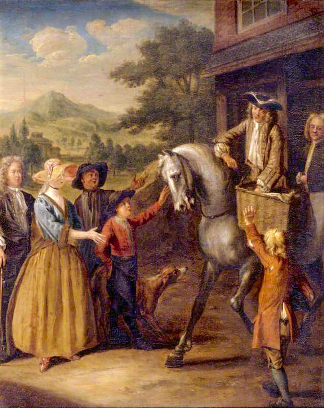 John Kyrle, 'The Man of Ross', vintage artwork by Joseph van Aken, 12x8" (A4) Poster