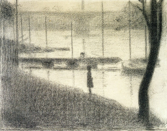 The Pont de Courbevoie by Georges Seurat,A3(16x12")Poster