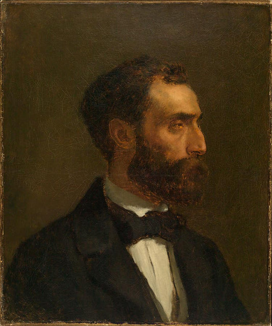 Jean-François Millet, vintage artwork by William Morris Hunt, 12x8" (A4) Poster
