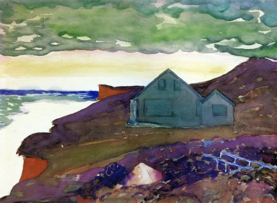 House on the Point by George Luks,A3(16x12")Poster