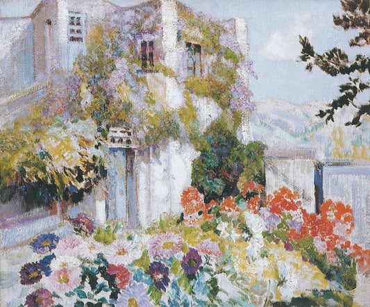La villa mauresque, vintage artwork by Victor Charreton, 12x8" (A4) Poster