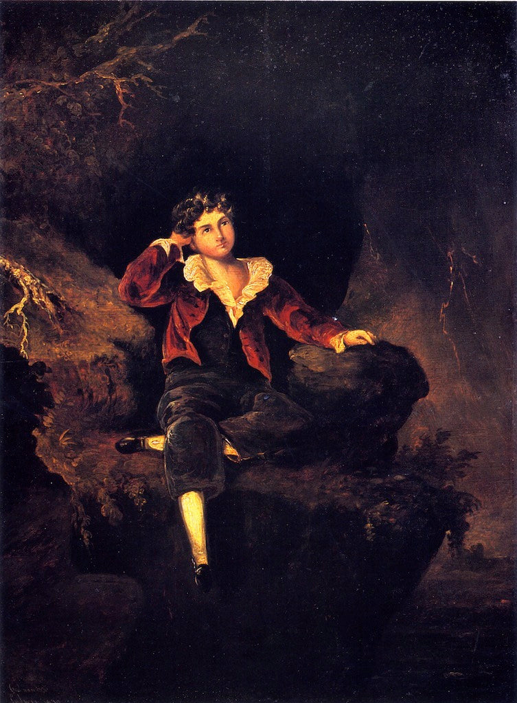 Little Wanderer (copy after Sir Thomas Lawrence's Master Lambton), vintage artwork by Charles Codman, A3 (16x12") Poster Print