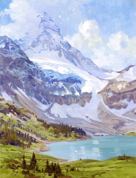 Lake Louise by Belmore Browne,16x12(A3) Poster