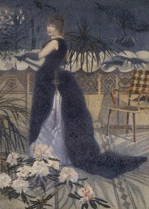 Mrs Hector France by Henri-Edmond Cross,A3(16x12")Poster