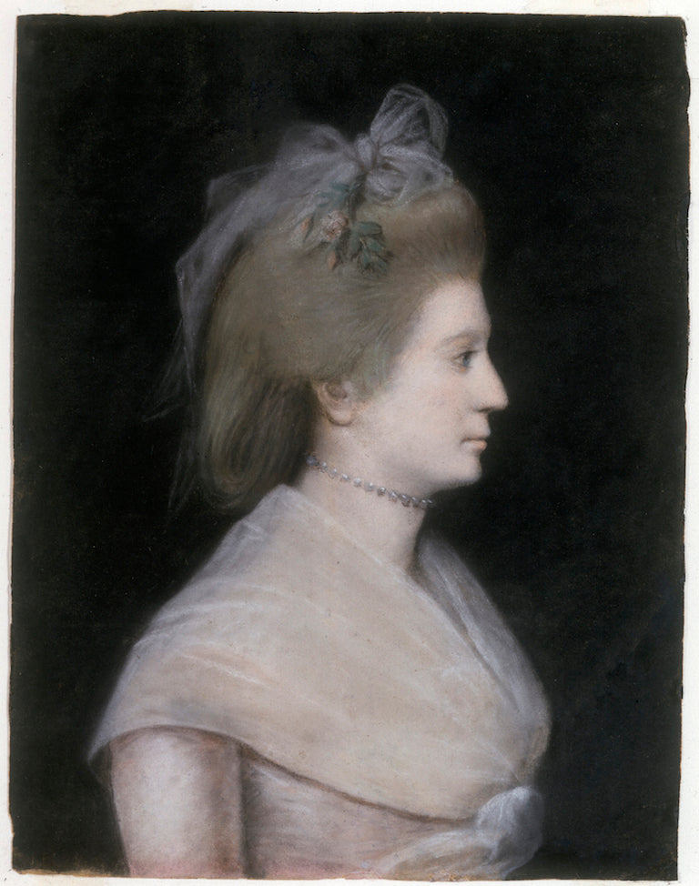 Sarah Lloyd Hillhouse, vintage artwork by Ellen Wallace Sharples, 12x8" (A4) Poster