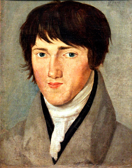 Autoportrait, vintage artwork by Franz Pforr, 12x8" (A4) Poster