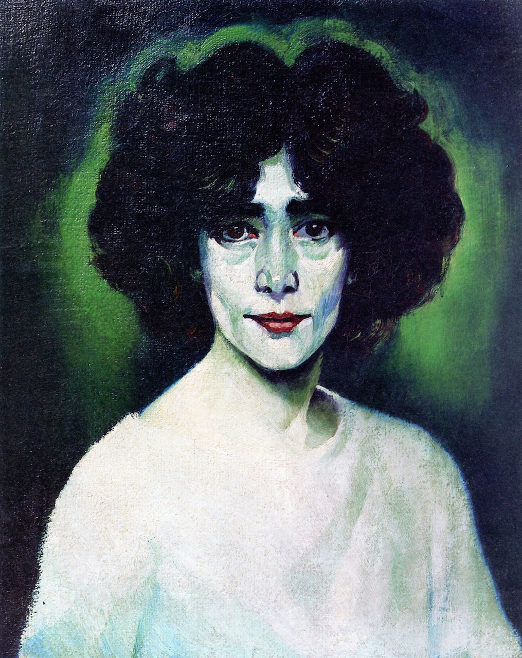 Portrait of Frau Anna Hirzel-Langenhan by Adolf Erbslöh,16x12(A3) Poster