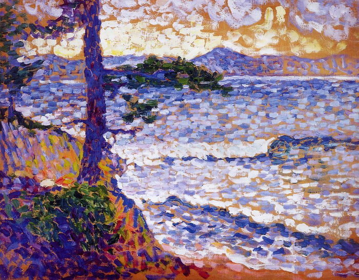 The Mediterranean Coast by Henri-Edmond Cross,A3(16x12