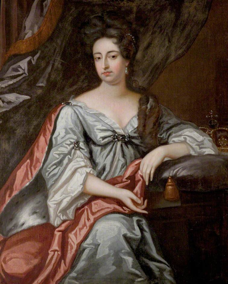 Queen Mary II (1662–1692), vintage artwork by Willem Wissing, vintage ...